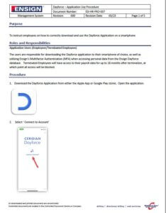 Click this image to view Ceridian Dayforce Application Use Procedure PDF